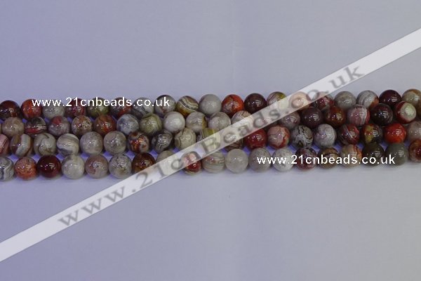 CAG9112 15.5 inches 8mm round Mexican crazy lace agate beads