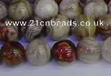 CAG9113 15.5 inches 10mm round Mexican crazy lace agate beads