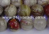 CAG9115 15.5 inches 14mm round Mexican crazy lace agate beads