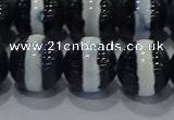 CAG9136 15.5 inches 14mm round tibetan agate beads wholesale