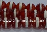 CAG9141 15.5 inches 8mm round tibetan agate beads wholesale