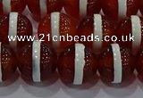 CAG9143 15.5 inches 12mm round tibetan agate beads wholesale