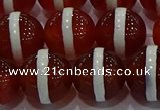 CAG9145 15.5 inches 16mm round tibetan agate beads wholesale