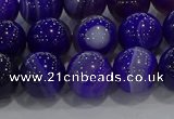 CAG9172 15.5 inches 10mm round line agate beads wholesale