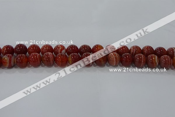 CAG9179 15.5 inches 10mm round line agate beads wholesale