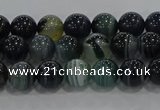 CAG9185 15.5 inches 6mm round line agate beads wholesale