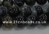 CAG9187 15.5 inches 10mm round line agate beads wholesale