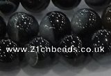 CAG9189 15.5 inches 14mm round line agate beads wholesale