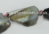 CAG933 16 inches rough agate gemstone nugget beads wholesale