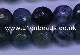 CAG9364 15.5 inches 12mm faceted round moss agate beads wholesale