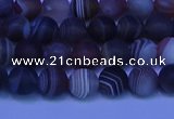 CAG9371 15.5 inches 6mm round matte botswana agate beads