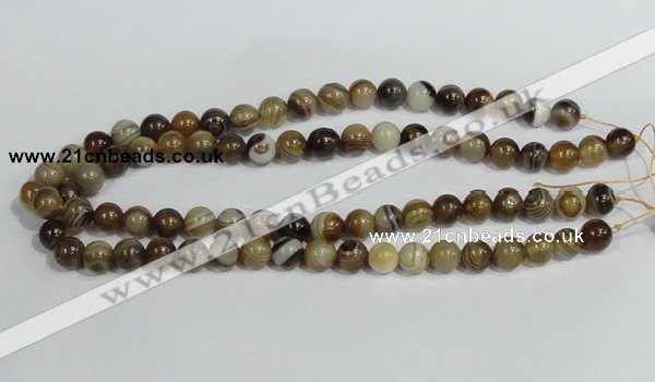 CAG938 16 inches 10mm round madagascar agate gemstone beads