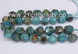 CAG9410 15.5 inches 18*20mm - 20*22mm faceted nuggets ocean agate beads