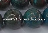 CAG9478 15.5 inches 18mm round blue crazy lace agate beads