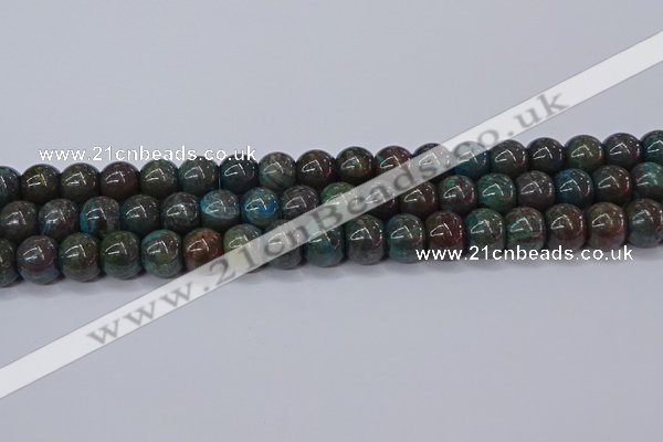 CAG9509 15.5 inches 11*14mm drun blue crazy lace agate beads