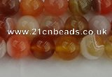 CAG9562 15.5 inches 8mm round red botswana agate gemstone beads