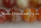 CAG9565 15.5 inches 14mm round red botswana agate gemstone beads