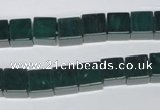 CAG961 15.5 inches 8*8mm cube green agate gemstone beads wholesale