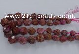 CAG9615 15.5 inches 10*12mm - 20*25mm faceted nuggets ocean agate beads