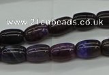 CAG9622 15.5 inches 8*12mm drum dragon veins agate beads wholesale