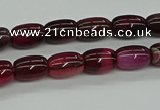 CAG9623 15.5 inches 8*12mm drum dragon veins agate beads wholesale