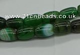 CAG9625 15.5 inches 8*12mm drum dragon veins agate beads wholesale