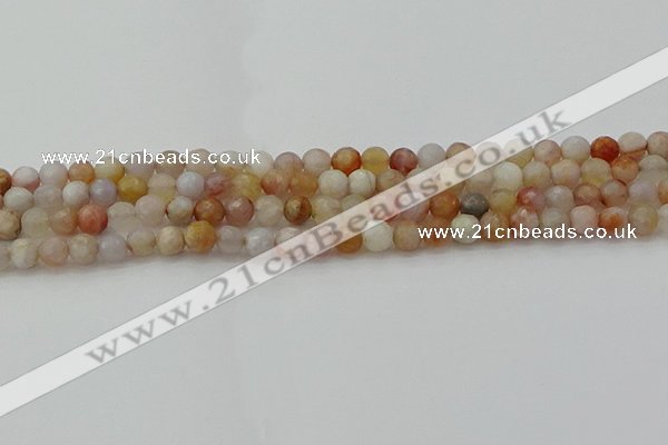 CAG9719 15.5 inches 6mm faceted round colorful agate beads wholesale