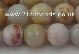 CAG9721 15.5 inches 10mm faceted round colorful agate beads wholesale