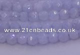 CAG9728 15.5 inches 4mm faceted round blue lace agate beads