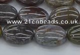 CAG9741 15.5 inches 12*16mm oval Indian agate beads wholesale