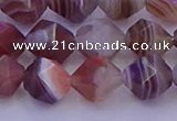 CAG9794 15.5 inches 12mm faceted nuggets botswana agate beads