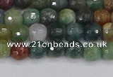 CAG9831 15.5 inches 6mm faceted round Indian agate beads