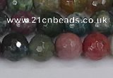 CAG9832 15.5 inches 8mm faceted round Indian agate beads