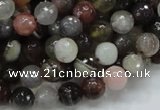 CAG984 15.5 inches 10mm faceted round botswana agate beads wholesale