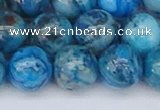 CAG9935 15.5 inches 12mm round blue crazy lace agate beads