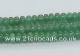 CAJ10 15.5 inches 4*6mm rondelle green aventurine jade beads