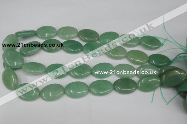 CAJ304 15.5 inches 18*25mm oval green aventurine jade beads