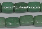 CAJ311 15.5 inches 13*18mm nugget green aventurine jade beads