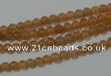 CAJ350 15.5 inches 4mm round red aventurine beads wholesale