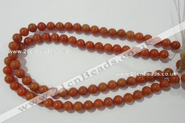 CAJ353 15.5 inches 10mm round red aventurine beads wholesale