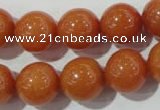 CAJ355 15.5 inches 14mm round red aventurine beads wholesale