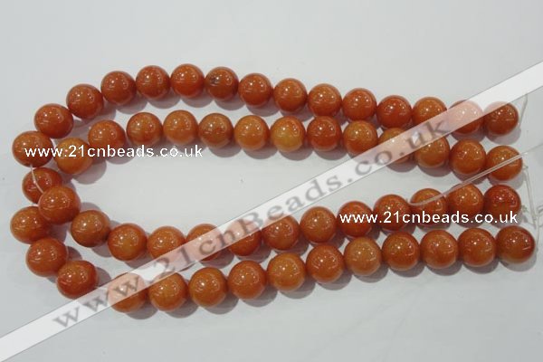 CAJ355 15.5 inches 14mm round red aventurine beads wholesale