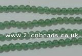 CAJ400 15.5 inches 4mm round green aventurine beads wholesale