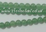 CAJ401 15.5 inches 6mm round green aventurine beads wholesale