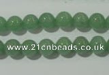 CAJ402 15.5 inches 8mm round green aventurine beads wholesale