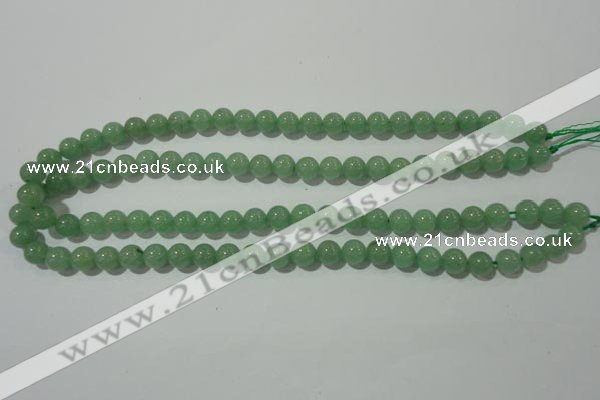 CAJ402 15.5 inches 8mm round green aventurine beads wholesale