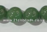 CAJ407 15.5 inches 18mm round green aventurine beads wholesale