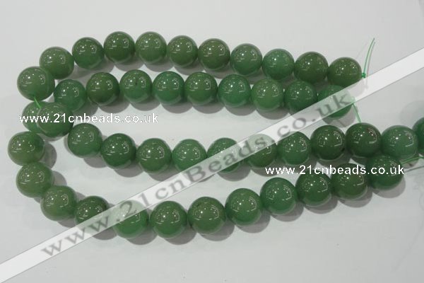 CAJ407 15.5 inches 18mm round green aventurine beads wholesale