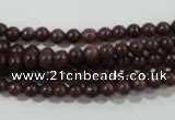 CAJ450 15.5 inches 4mm round purple aventurine beads wholesale