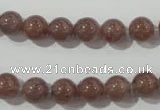 CAJ453 15.5 inches 8mm round purple aventurine beads wholesale